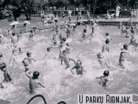 Park Ribnjak 1950-ih godina, bazen